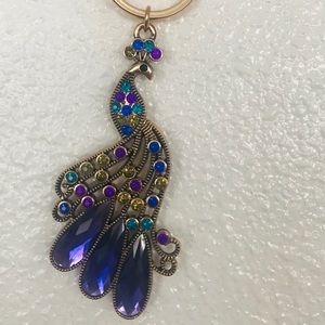 Peacock key chain